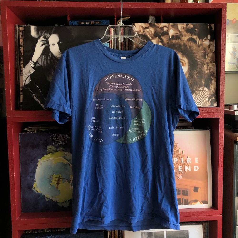 Superwholock Venn Diagram T-Shirt